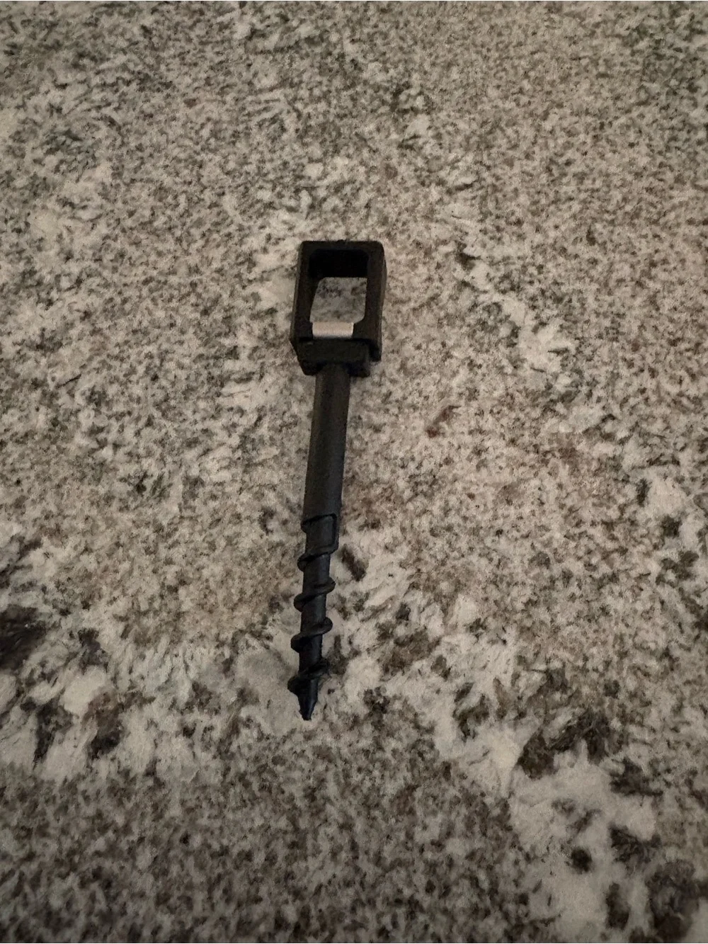 Vintage travel, corkscrew plastic